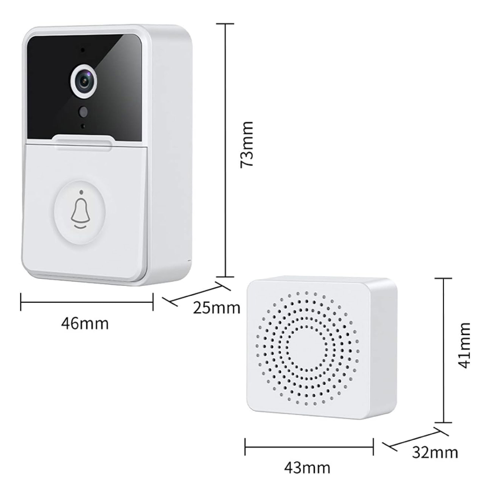Miniatura 1 de TIMBRE INALAMBRICO CON CAMARA BLUETOOTH